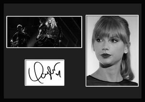 10種類!Taylor Swift/テイラー・スウィフト/サインプリント&証明書付きフレーム/BW/モノクロ/ディスプレイ (8-3W)