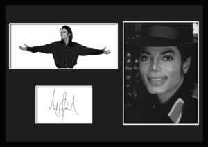 20種類!Michael Jackson/マイケル・ジャクソン/サインプリント&証明書付きフレーム/BW/モノクロ/ディスプレイ (15-3W)