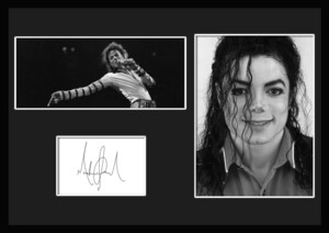 20種類!Michael Jackson/マイケル・ジャクソン/サインプリント&証明書付きフレーム/BW/モノクロ/ディスプレイ (11-3W)