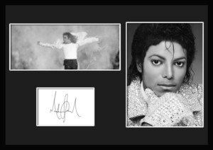 20種類!Michael Jackson/マイケル・ジャクソン/サインプリント&証明書付きフレーム/BW/モノクロ/ディスプレイ (20-3W)