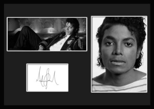 20種類!Michael Jackson/マイケル・ジャクソン/サインプリント&証明書付きフレーム/BW/モノクロ/ディスプレイ (13-3W)