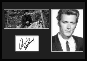 10種類!Clint Eastwood/クリント・イーストウッド/サインプリント&証明書付きフレーム/BW/モノクロ/ディスプレイ (10-3W)