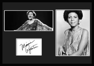 10種類!Minnie Riperton/ミニー・リパートン/サインプリント&証明書付きフレーム/BW/モノクロ/ディスプレイ (9-3W)