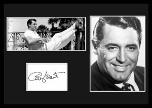 10種類!Cary Grant/ケーリー・グラント/サインプリント&証明書付きフレーム/BW/モノクロ/ディスプレイ (2-3W)