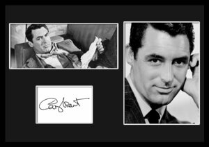 10種類!Cary Grant/ケーリー・グラント/サインプリント&証明書付きフレーム/BW/モノクロ/ディスプレイ (3-3W)