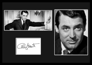 10種類!Cary Grant/ケーリー・グラント/サインプリント&証明書付きフレーム/BW/モノクロ/ディスプレイ (1-3W)