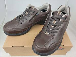  new goods ellesse ellesse dark brown 21.5cm EFS836 wise 2E walking shoes side fastener 