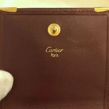 カルティエ マストライン コインケース ヴィンテージ　ボルド　小銭入れ ボルドー Cartier _画像7