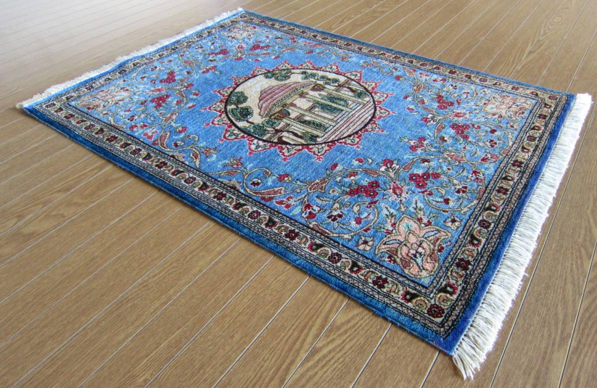 ヤフオク! -ペルシャ絨毯 シルク クム産の中古品・新品・未使用品一覧