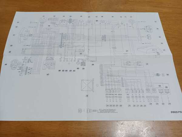 ■希少/即決送料無料■ドゥカティDucati/ドカティ996SPS/配線図付