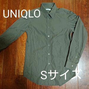 UNIQLO＊ユニクロ＊メンズ＊+J＊ジルサンダー＊長袖シャツ＊カーキ＊Sサイズ