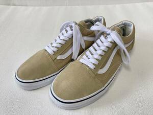 VANS OLD SKOOL ベージュ系 スエード キャンバス US9.5 (27.5cm) オールドスクール アメリカ企画限定!!