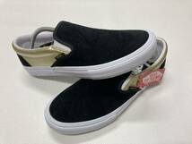 激レア!! VANS SHAKE JUNT SLIPON Pro 黒x金 スエード レザー US10.5 (28.5cm) アメリカ企画限定!! スリッポン バンズ_画像2