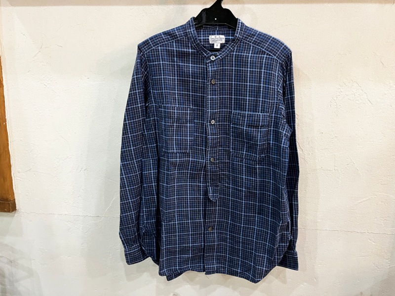 ヤフオク! -スタンドカラーシャツ 古着の中古品・新品・未使用品一覧