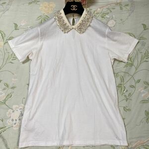 ミュウミュウ★miumiu★ビジュー★ビーズ★Tシャツ