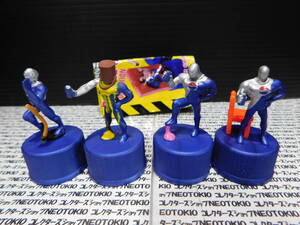 PEPSI Pepsiman bottle cap 3. accident 4 kind set *A