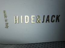 参考定価49,500円 イタリア製 ハイド&ジャック HIDE & JACK RUNNING JET MASTER ブラック ゴールド 黒 金 スニーカー_画像8