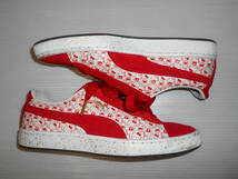 プーマ PUMA SUEDE CLASSIC X HELLO KITTY コラボ　レザースニーカー　　サイズ23,5cm 　　　（３F　ケ↑_画像3