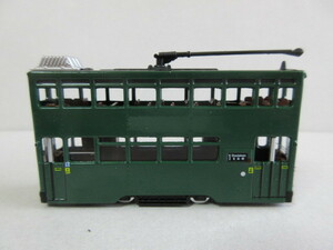 ★新品　香港の2階建ての乗り物　★香港市電　Hong Kong Tram　基本の緑色車両　★TINY製32　長さ7cm