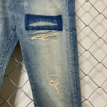 JAPAN BLUE JEANS ジャパンブルージーンズ JB2301 ダメージリペア加工 デニムパンツ ジーンズ 31_画像5