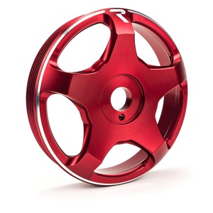 REVO CRANK PULLEY - TOYOTA 86（ZN6) / SUBARU BRZ(ZC6)：RACESENG：クランクプーリー：FA20：レッド