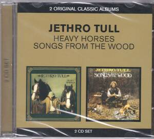 ☆JETHRO TULL(ジェスロ・タル)/Heavy Horses＆Songs From The Wood『77年＆78年発表の超大名盤の高音質盤CD２枚組セット』◆未開封新品