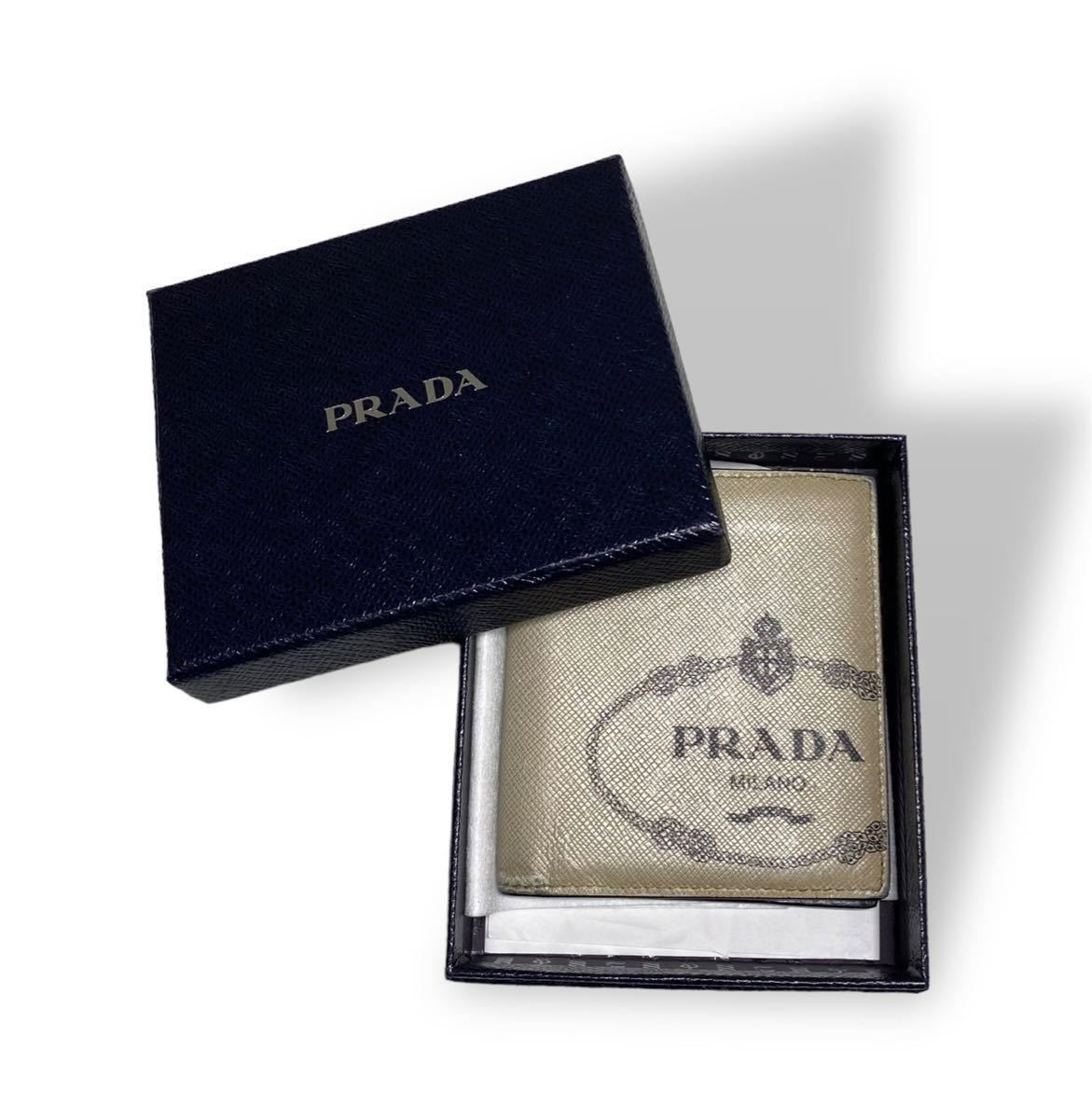 超ポイントバック祭】 名刺入れ 【使用回数→少なく・傷有り】PRADA