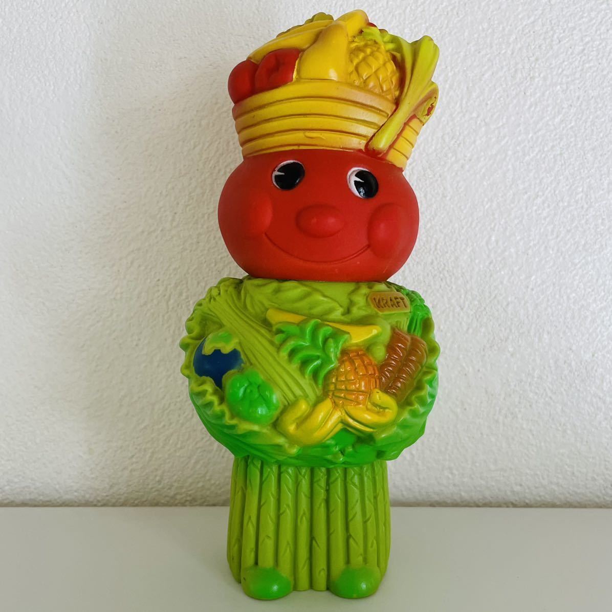 レア!1970's ジーンラフーテ ビンテージ アドバタイジング 貯金箱 裏