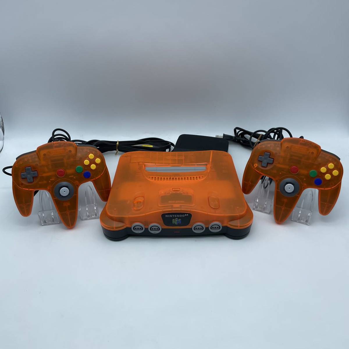 ドンキー 任天堂 - NINTENDO64 クリアオレンジ + ソフトの通販 by
