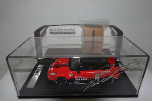 ☆LB-Silhouette WORKS GT☆ 1/43ニッサンNissan 35GT-RR　Red/Black With Mr. Kato