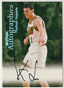 99-00 Skybox Autographics【Vladimir Stepania】Sonics