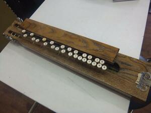u8948 #naru Dan musical instruments Taisho koto used hard case attaching #