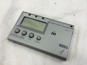 u34059 ◆ KORG GA-20 guitar / bass tuner コルグ チューナー 中古 札幌