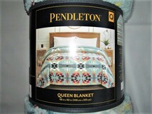 ★新品 コストコ PENDLETON QUEEN BLANKET ペンドルトン クイーン ブランケット 98in×92in(248cm×233cm) シェルパフリースリバーシブル★_画像5