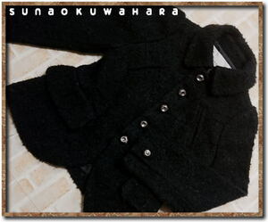 *sunaokuwahara Sunao Kuwahara wool jacket black *