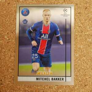 topps merlin Mitchel Bakker トップスマーリン ミッチェル バッカー バッケル パリ・サンジェルマン rookie ルーキー RC サッカー soccer