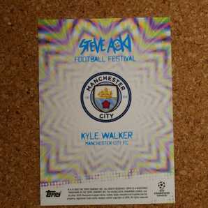 topps steve aoki Kyle Walker トップス スティーヴアオキ カイル・ウォーカー マンチェスターシティ イングランド サッカー soccerの画像2