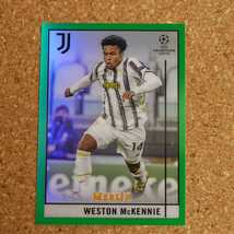 Topps merlin Weston McKennie 99シリ トップスマーリン ウェストン・マッケニー ユヴェントス アメリカ USA soccer_画像1