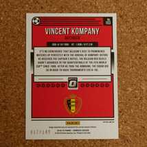 panini donruss soccer optic Vincent KOMPANY 149シリ パニーニドンラスサッカー ヴァンサン・コンパニ ベルギー マンチェスターシティ_画像2