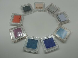 #[YS-1] Shu Uemura Puresuto eyeshadow 9 point set summarize # blue group rose series orange series # made in Japan [ including in a package possibility commodity ]#J