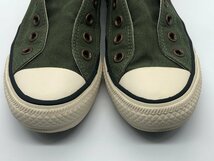 ■【YS-1】 コンバース CONVERSE オールスター ■ スニーカー 紐無し 24cm グリーン系 【同梱可能商品】K■_画像5