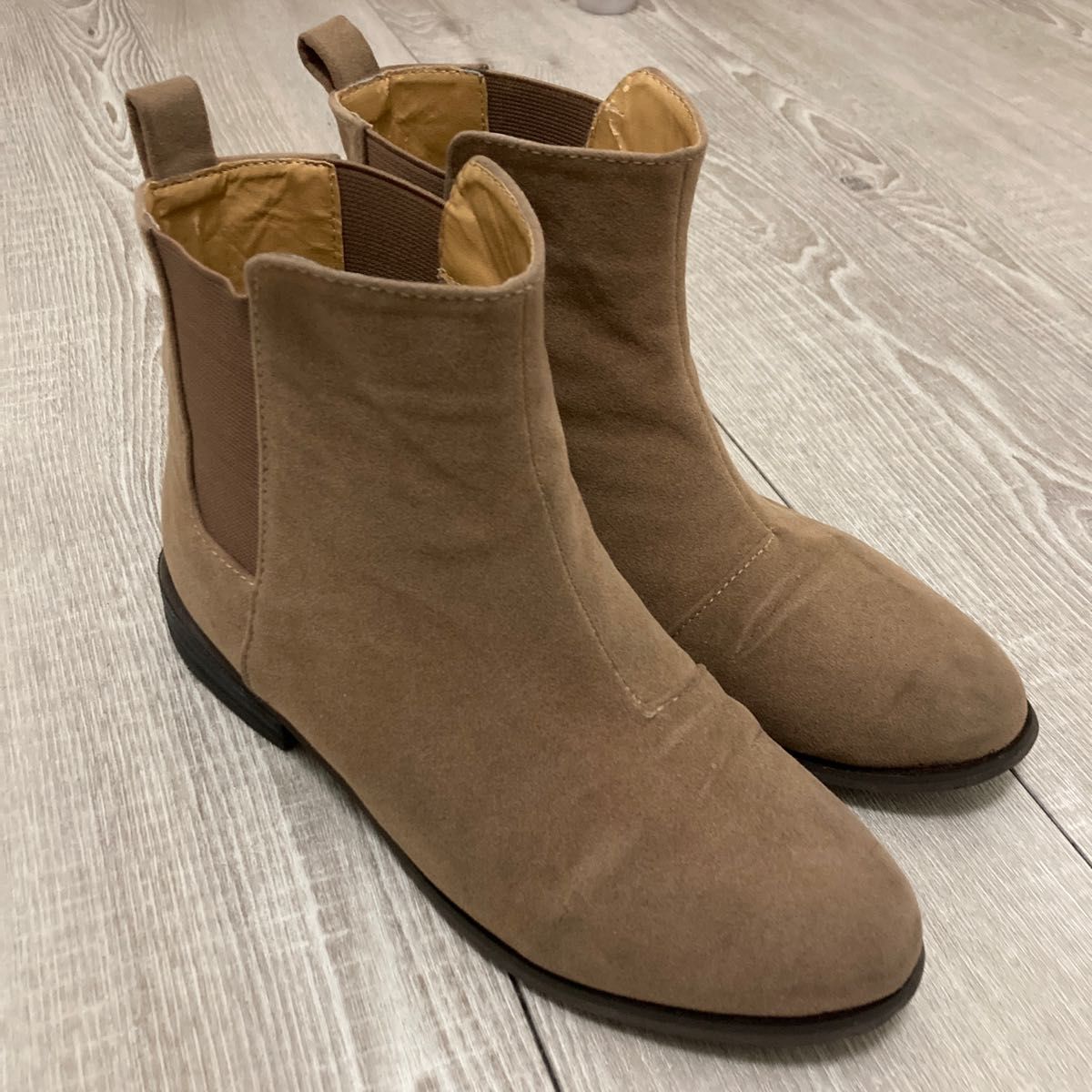 ☆美品 バレンシアガ BALENCIAGA サイドゴア ムートン スエード レース