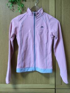 ellesse*UV cut jersey jacket outer garment S size pink tennis Golf sport girl 150 160 blouson bla cup UV resistance 