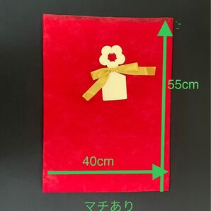 Amazon赤いラッピング袋⑤4枚セット