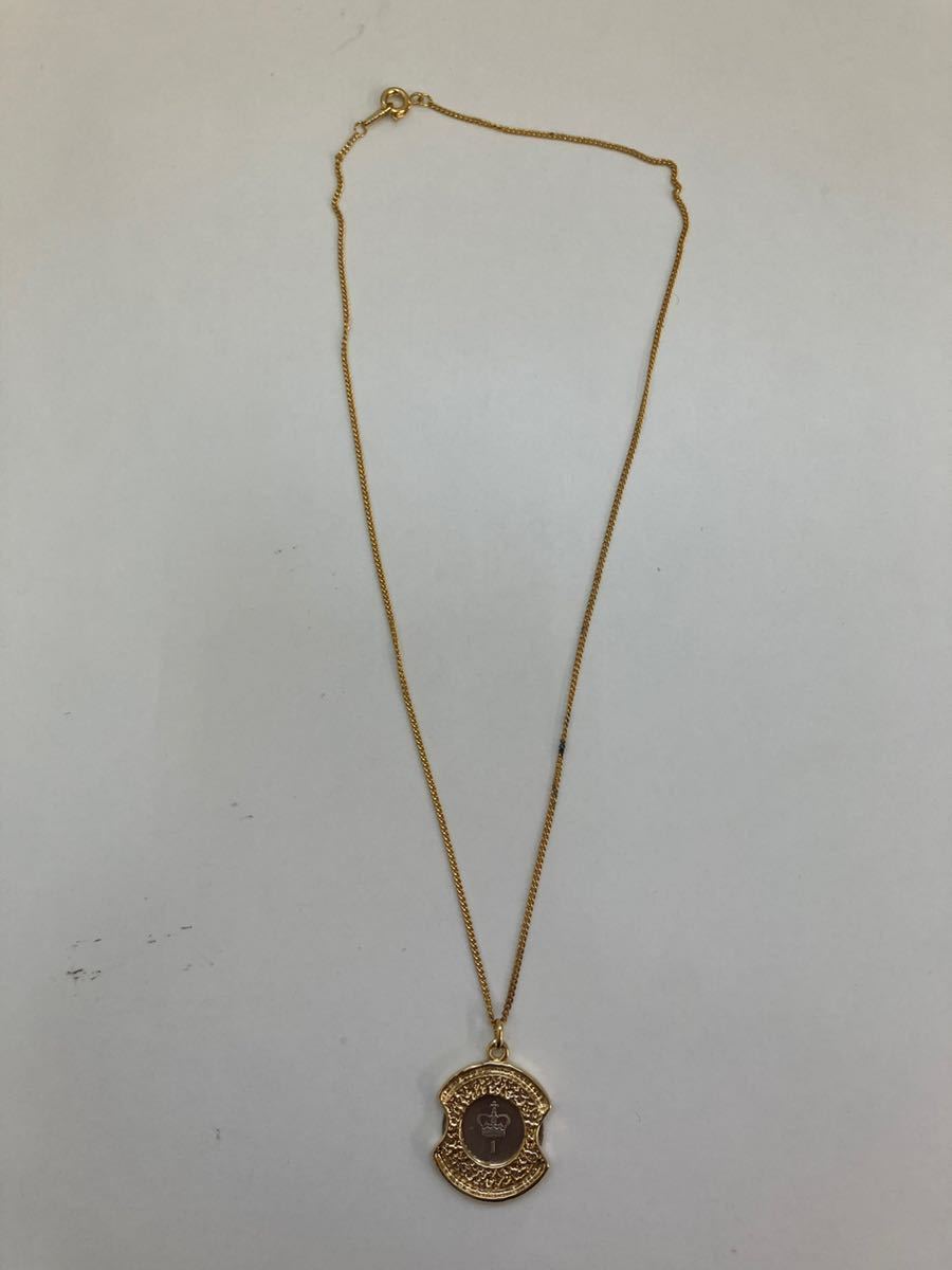 A806【18金】コインネックレス エリザベス2世 シンプル 上品 K18YG eva