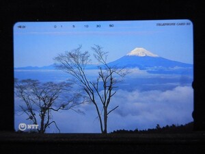 テレカ 50度 富士山 未使用 T-2373