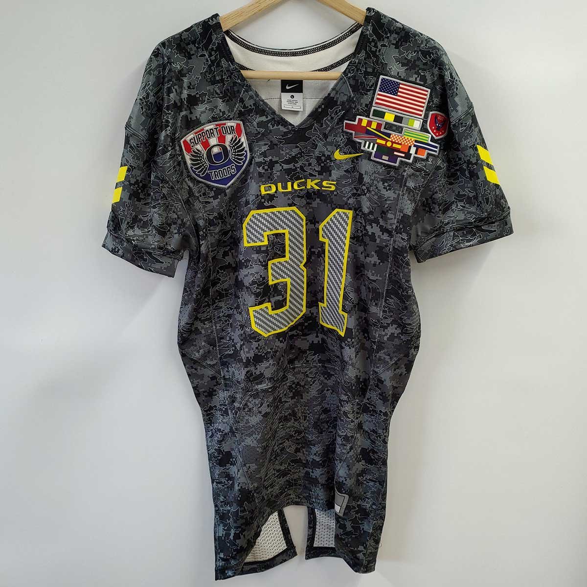 オレゴン大学 Ducks 試合用ユニフォーム上下 【名入れ無料】 nods.gov.ag