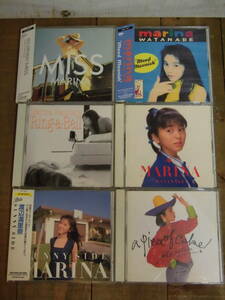 USED CDアルバム 渡辺満里奈 おニャン子クラブ MISS Mood Moonish Ring-a-Bell MARINA a piece of cake SUNNY SIDE E12925