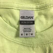 GILDAN ピスタチオ M サイズ 緑 グリーン 半袖無地Tシャツ ポケット無し 6.0oz ギルダン_画像2