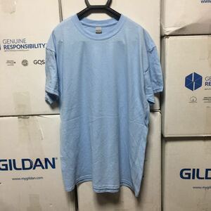 GILDAN ライトブルー 2XL サイズ 水色 半袖無地Tシャツ ポケット無し 6.0oz ギルダン